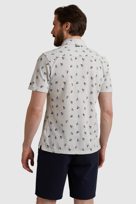 Vanguard short sleeve shirt print at pique